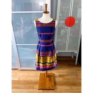 Trina Turk Sabra Striped Shantung Dress